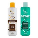 Kit Tratamento Shampoo Detox e Ztox Liquido Zap CosmÉTicos