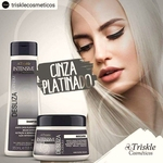 Ficha técnica e caractérísticas do produto Kit Triskle Desliza Platinum Shampoo + Máscara
