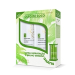 Kit Triskle Fios De Porcelana Óleo De Coco (shampoo E Condicionador 500ml)+ Power Dose 45ml