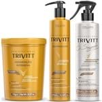 Kit Trivitt 3Pçs: Hidratação 1Kg+ Cauterização+ o Segredo Cabeleireir...