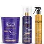 Kit Trivitt 3Pcs: Hidratação Intensiva Matizante + Fluido Escova Mati...