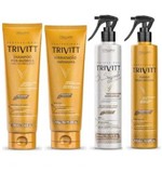 Ficha técnica e caractérísticas do produto Kit Trivitt Segredo do Cabeleireiro + Máscara + Shampoo + Cauterização - Itallian Color