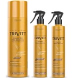 Kit Trivitt Shampoo 1 Litro + 02 Fluido de Escova 300ml Cada - Itallian