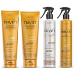 Ficha técnica e caractérísticas do produto Kit Trivitt Shampoo, Hidratação, Fluido e Segredo do Cabeileireiro - Itallian