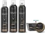 Kit Trivitt Style 4Pçs: Hair Spray Lacca Forte+ Brilho Intenso+ Mousse...