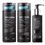 Ficha técnica e caractérísticas do produto Kit Truss Infusion Shampoo + Condcicionador Cabelos Secos - 300ml + Serum Night Spa - 250ml