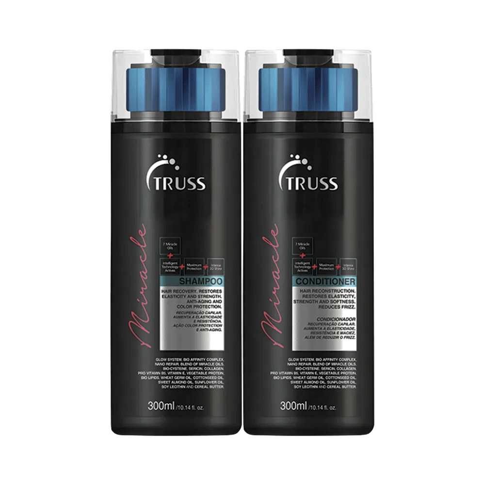 Ficha técnica e caractérísticas do produto Kit Truss Professional Miracle Shampoo 300ml + Condicionador 300ml