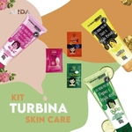 Kit Turbina Skin Care: 3 Gel Facial Peel Off + 3 Sachês