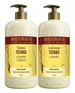 Ficha técnica e caractérísticas do produto Kit Tutano e Ceramidas Shampoo + Condicionador 1 Litro - Bio Extratus