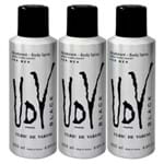 Ficha técnica e caractérísticas do produto Kit Ulrich de Varens - 3x Body Spray UDV Black Kit