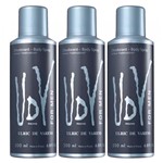 Ficha técnica e caractérísticas do produto Kit Ulrich de Varens - 3x Body Spray UDV For Men - Ulric de Varens