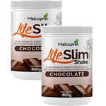 Ficha técnica e caractérísticas do produto Kit 2un Shake Life Slim Sabor Chocolate 400g Melcoprol