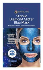 Ficha técnica e caractérísticas do produto Kit 3 Unids Máscara Facial Starkle Diamante com Glitter Azul - Skinlite