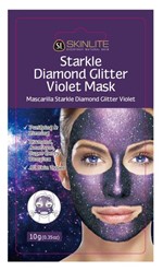 Ficha técnica e caractérísticas do produto Kit 3 Unids Máscara Facial Starkle Diamante Glitter Violeta - Skinlite