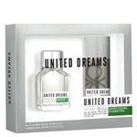 Ficha técnica e caractérísticas do produto Kit United Dreams Aim High Benetton Eau de Toilette Masculino 100 Ml - 100 ML