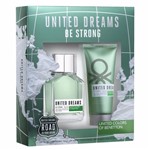 Kit Benetton Be Strong for Men ( Perfume 100 ml + After Shave 100 ml )