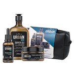 Ficha técnica e caractérísticas do produto Kit Urban Shampoo Oleo Pomada Gratis Necessaire - Farmaervas