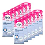 Ficha técnica e caractérísticas do produto Kit Veet Cera Fria Facial Peles Delicadas - 12 Unid.