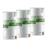 Ficha técnica e caractérísticas do produto Kit 3 Vegan Protein Pea & Rice Chá Mais Chocolate 450g