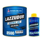 Ficha técnica e caractérísticas do produto Kit Verniz Bi-componente 8500 Com Endurecedor 054 900ml Lazzuril