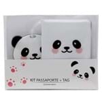 Kit Viagem Tag e Passaporte Panda