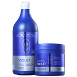 Ficha técnica e caractérísticas do produto Kit Violet Platinum Lowell: Shampoo 1000ml + Máscara 450g