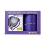 Ficha técnica e caractérísticas do produto Kit Violeta Cup Coletor Menstrual Tipo B Incolor + Caneca