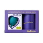Ficha técnica e caractérísticas do produto Kit Violeta Cup Coletor Menstrual Tipo B Verde + Caneca