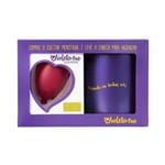 Ficha técnica e caractérísticas do produto Kit Violeta Cup Coletor Menstrual Tipo B Vermelho + Caneca
