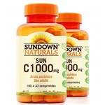 Ficha técnica e caractérísticas do produto Kit 2 Vitamina C 1000mg Sundown 100 Tablets