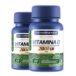 Ficha técnica e caractérísticas do produto Kit 2 Vitamina D 2000ui Catarinense 30 Cápsulas