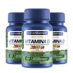 Ficha técnica e caractérísticas do produto Kit 3 Vitamina D 2000ui Catarinense 30 Cápsulas