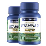 Ficha técnica e caractérísticas do produto Kit 2 Vitamina D 1000ui Catarinense 30 Cápsulas