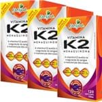 Ficha técnica e caractérísticas do produto Kit 3 Vitamina K2 Menaquinona 120 Capsulas Minicapsulas Katigua