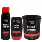 Kit Viúva Negra La Bella Liss Shampoo 500ml, Leave-in 150g e Máscara 240g