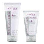 Ficha técnica e caractérísticas do produto Kit Vizcaya Keratina Shampoo 200ml + Condicionador 150ml