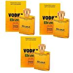 Ficha técnica e caractérísticas do produto Kit Vodka Brasil Amarelo Perfume Masculino - 03 Unidades