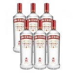 Ficha técnica e caractérísticas do produto Kit Vodka Smirnoff 998ml 6 Unidades