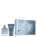 Kit Wave For Him Hollister - Masculino - Eau de Toilette - Perfume + G...