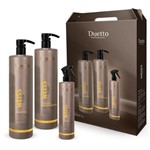 Ficha técnica e caractérísticas do produto Kit Weiss Treat Desmaia Duetto Shampoo 1L + Efeito Liso 1L + 1 Fluído 300ml