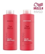 Ficha técnica e caractérísticas do produto Kit Wella Invigo Color Brilliance Shampoo 1l Condicionador 1l