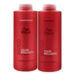 Ficha técnica e caractérísticas do produto Kit Wella Invigo Color Brilliance Shampoo 1l e Condicionador 1l