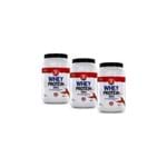 Kit 3 Whey Protein Usa Midway 907g Chocolate