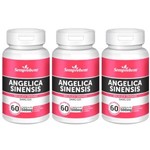 Ficha técnica e caractérísticas do produto Kit 3x Angelica Sinensis Semprebom 180 Caps 500 Mg