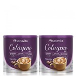 Ficha técnica e caractérísticas do produto Kit 2x Colágeno Skin Cappuccino 300g - Sanavita