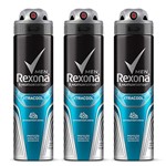 Ficha técnica e caractérísticas do produto Kit 3x Desodorante Antitranspirante Rexona Xtracool Masculino Aerosol 150ml