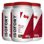 Ficha técnica e caractérísticas do produto Kit 3x Isofort 900g - Vitafor - CHOCOLATE