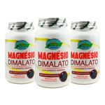 Ficha técnica e caractérísticas do produto Kit 3 X Magnesio Dimalato 60 Comprimidos