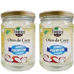 Ficha técnica e caractérísticas do produto Kit 2x Óleo de Coco Extra Virgem Premium - 500ml