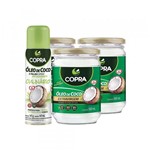Ficha técnica e caractérísticas do produto Kit 2x Óleo de Coco Extra Virgem + Spray de Óleo de Coco COPRA